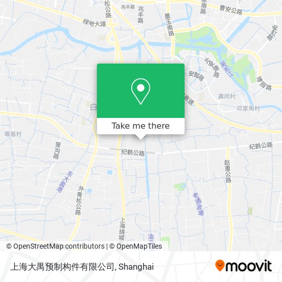 上海大禺预制构件有限公司 map
