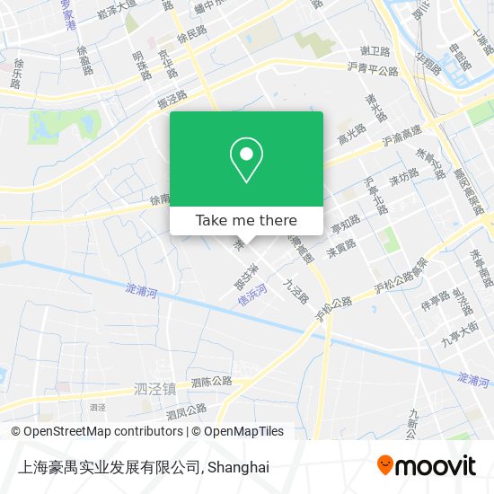 上海豪禺实业发展有限公司 map