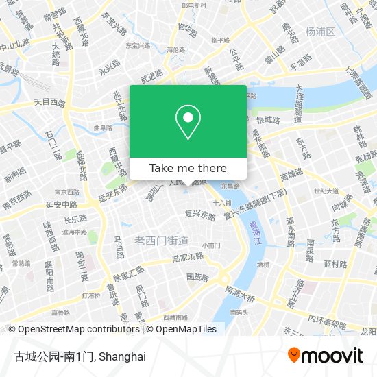 古城公园-南1门 map