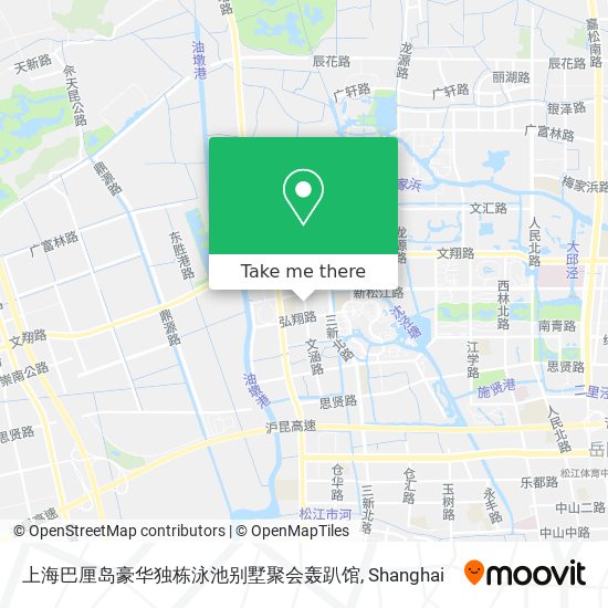 上海巴厘岛豪华独栋泳池别墅聚会轰趴馆 map