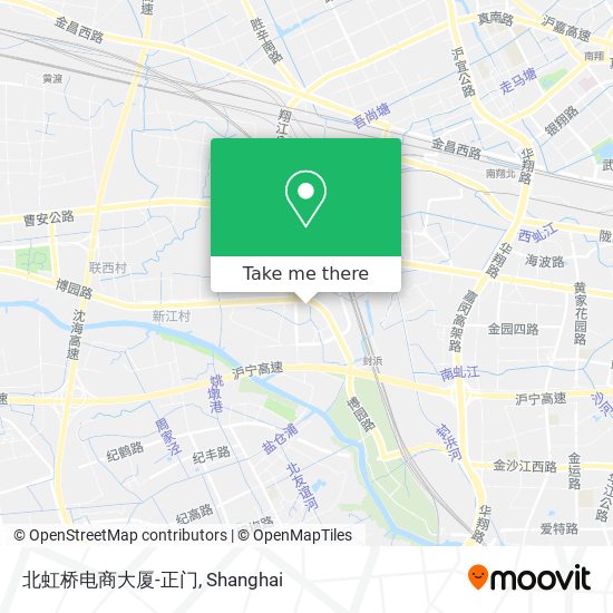 北虹桥电商大厦-正门 map