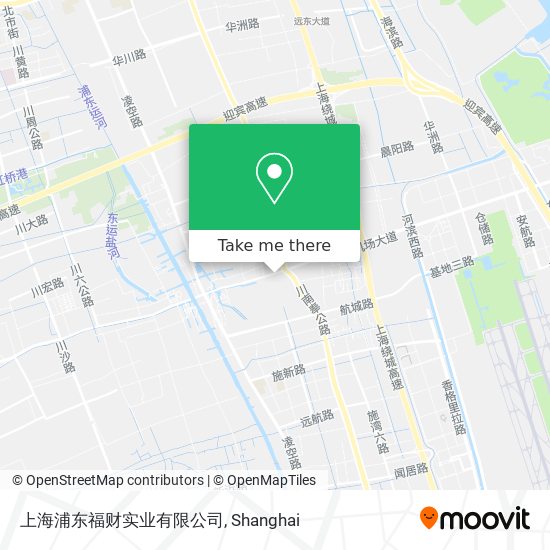 上海浦东福财实业有限公司 map