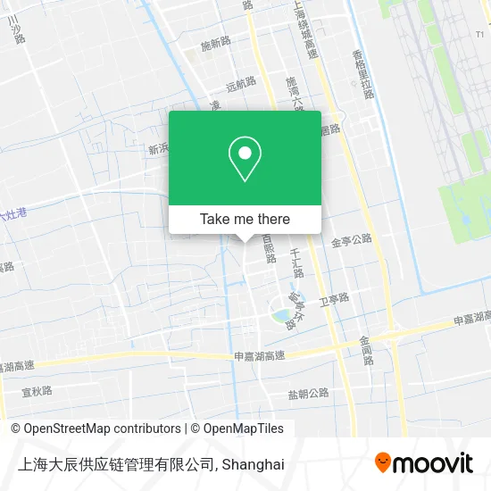 上海大辰供应链管理有限公司 map
