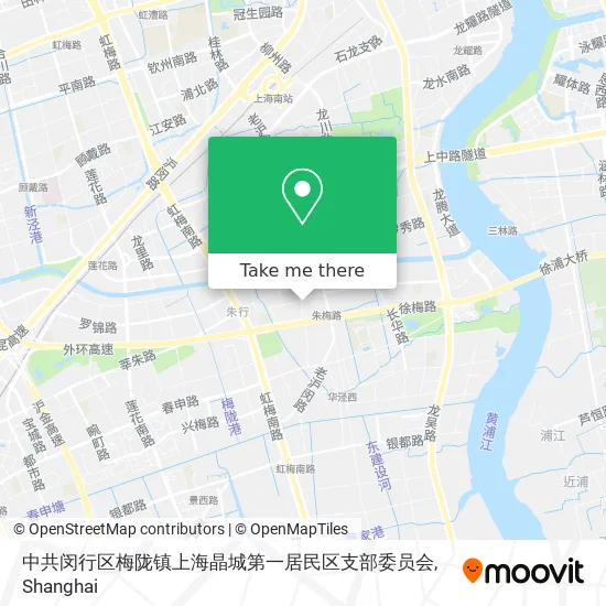 中共闵行区梅陇镇上海晶城第一居民区支部委员会 map