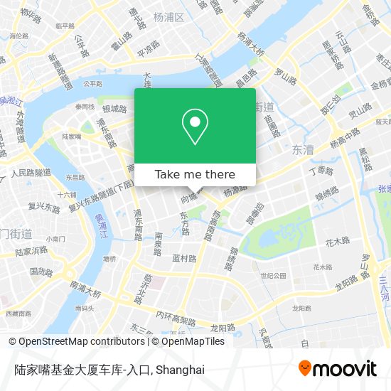 陆家嘴基金大厦车库-入口 map
