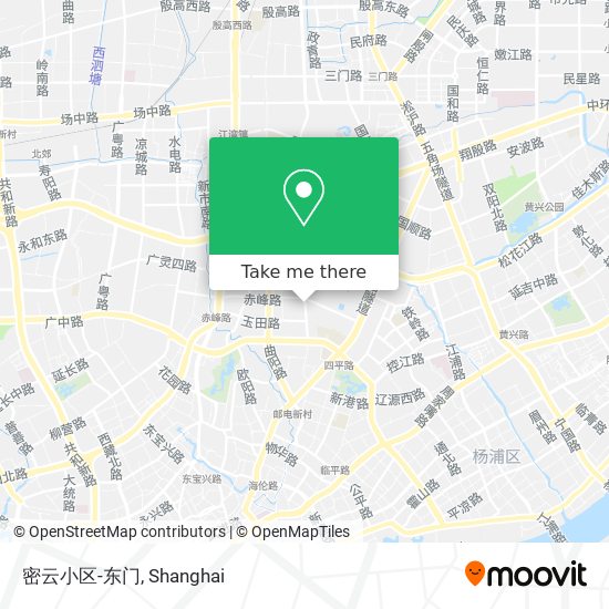 密云小区-东门 map