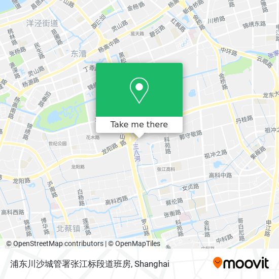 浦东川沙城管署张江标段道班房 map