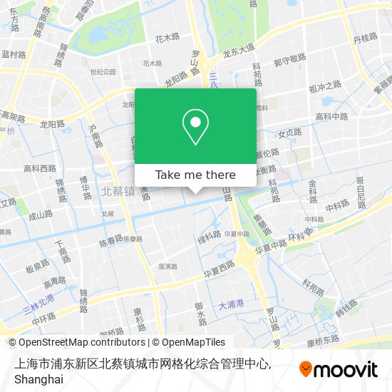 上海市浦东新区北蔡镇城市网格化综合管理中心 map