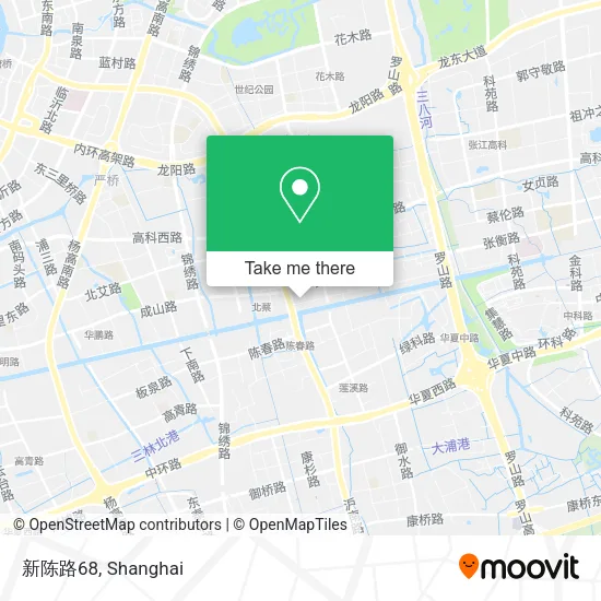 新陈路68 map