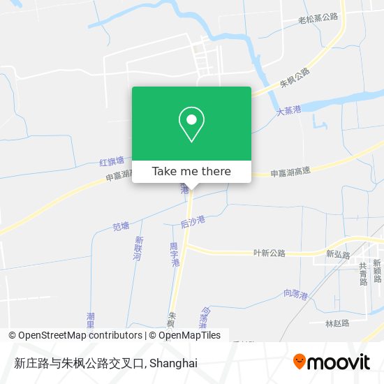 新庄路与朱枫公路交叉口 map