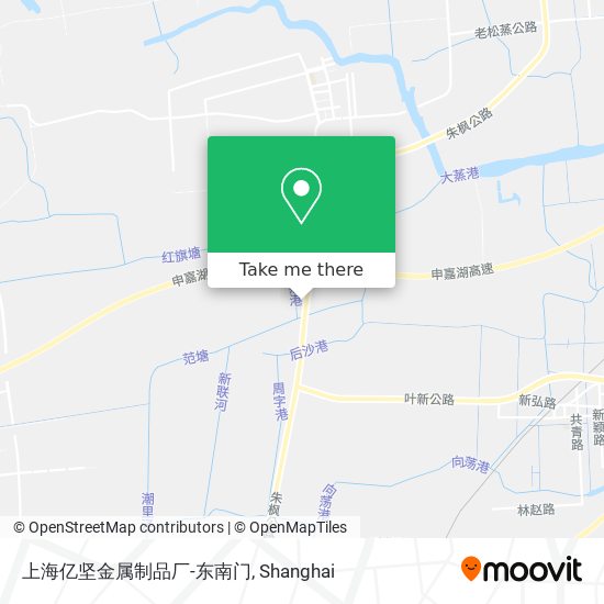 上海亿坚金属制品厂-东南门 map
