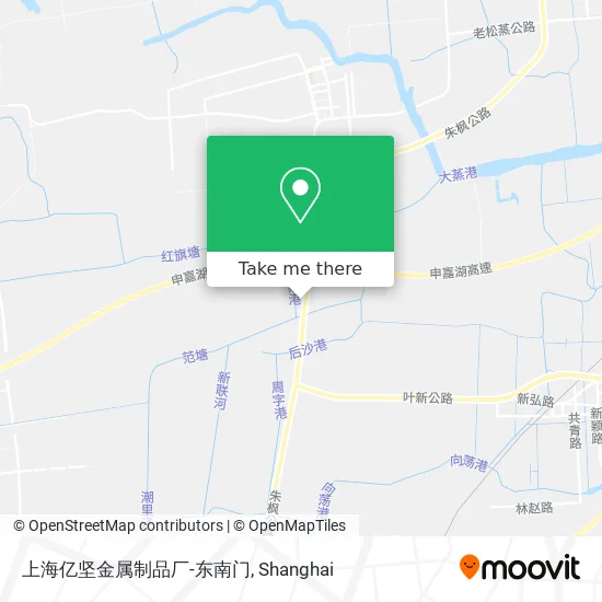 上海亿坚金属制品厂-东南门 map