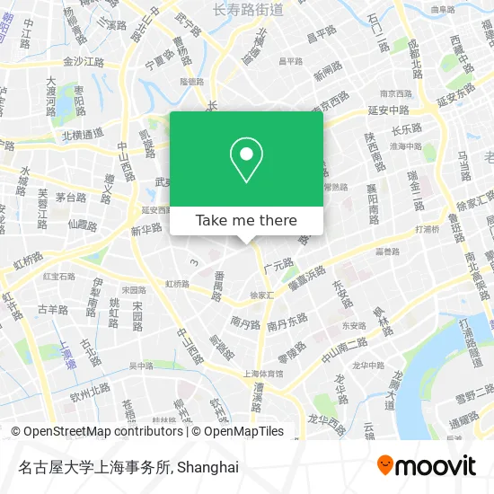 名古屋大学上海事务所 map