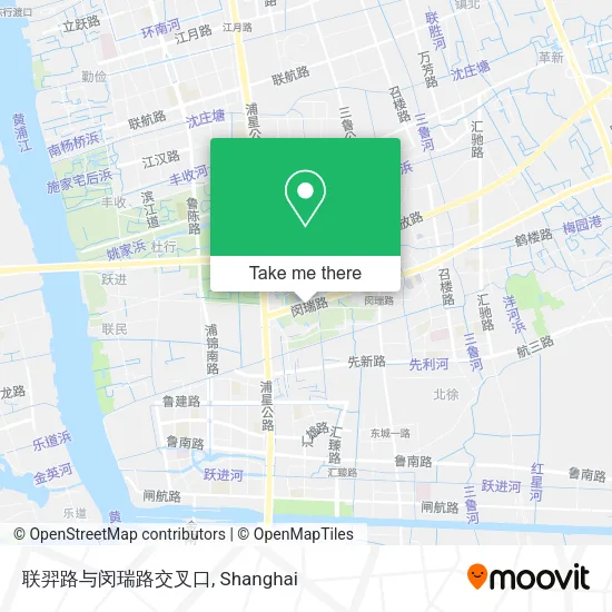 联羿路与闵瑞路交叉口 map