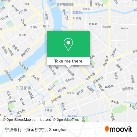 宁波银行上海金桥支行 map