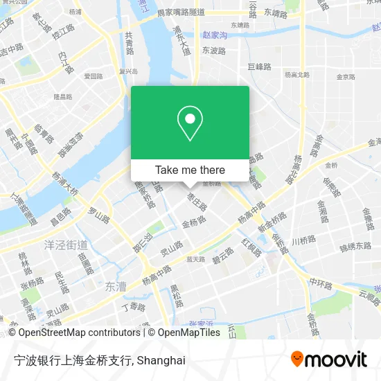 宁波银行上海金桥支行 map