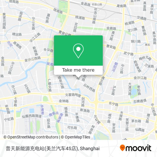普天新能源充电站(美兰汽车4S店) map