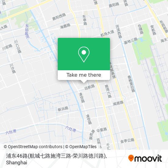 浦东46路(航城七路施湾三路-荣川路德川路) map