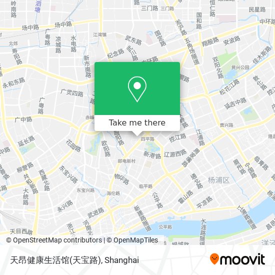 天昂健康生活馆(天宝路) map
