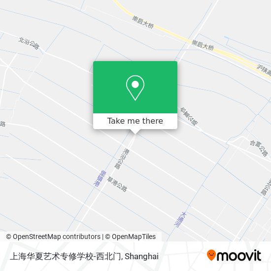 上海华夏艺术专修学校-西北门 map