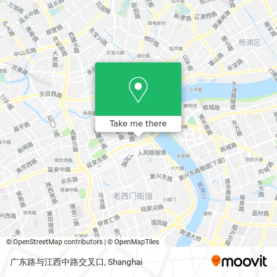 广东路与江西中路交叉口 map