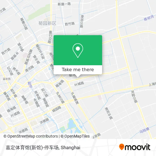 嘉定体育馆(新馆)-停车场 map