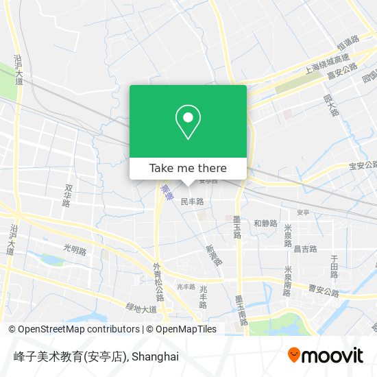 峰子美术教育(安亭店) map