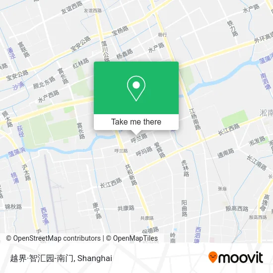 越界·智汇园-南门 map