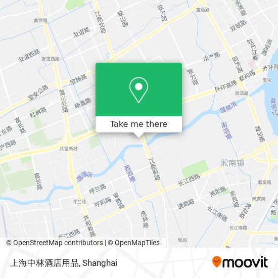 上海中林酒店用品 map