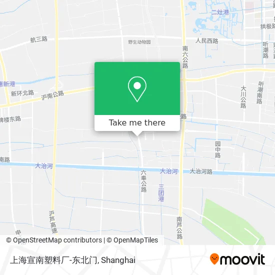 上海宣南塑料厂-东北门 map