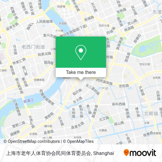 上海市老年人体育协会民间体育委员会 map