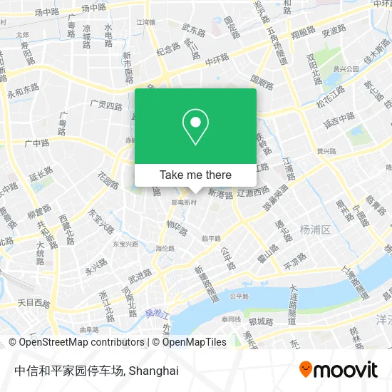 中信和平家园停车场 map