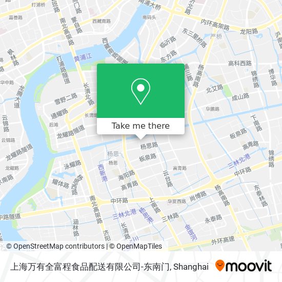 上海万有全富程食品配送有限公司-东南门 map
