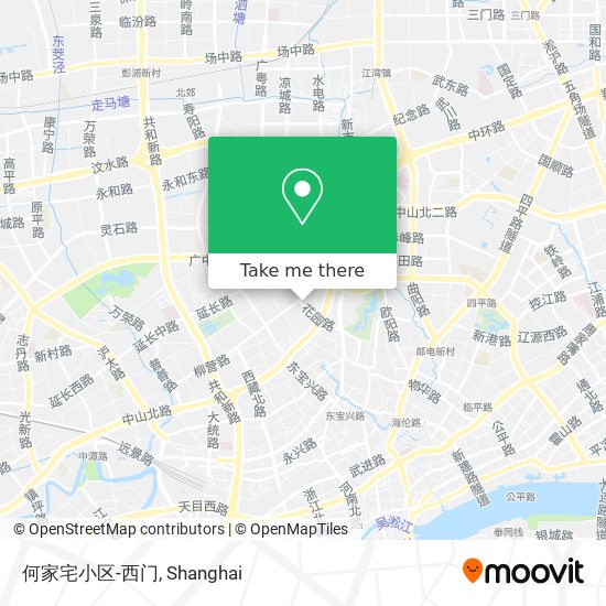 何家宅小区-西门 map