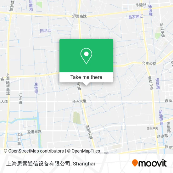 上海思索通信设备有限公司 map