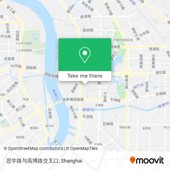 思学路与高博路交叉口 map