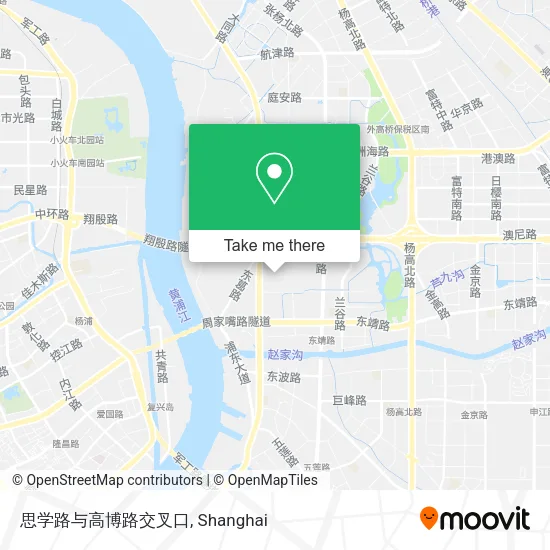 思学路与高博路交叉口 map
