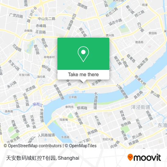 天安数码城虹控T创园 map