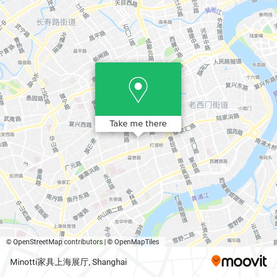 Minotti家具上海展厅 map