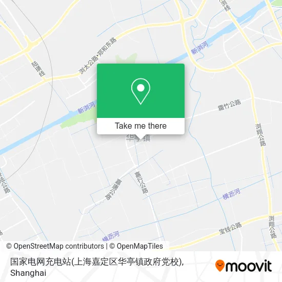 国家电网充电站(上海嘉定区华亭镇政府党校) map