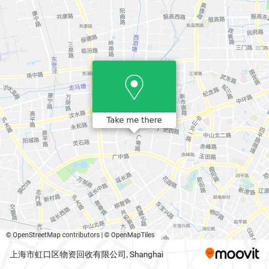 上海市虹口区物资回收有限公司 map