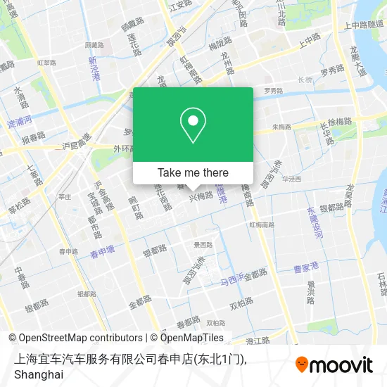 上海宜车汽车服务有限公司春申店(东北1门) map