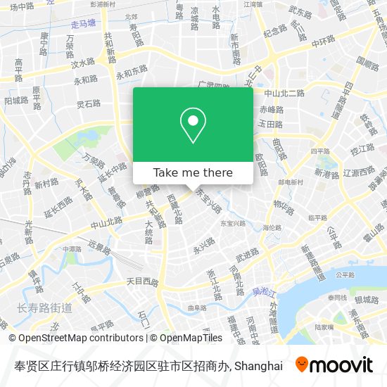 奉贤区庄行镇邬桥经济园区驻市区招商办 map