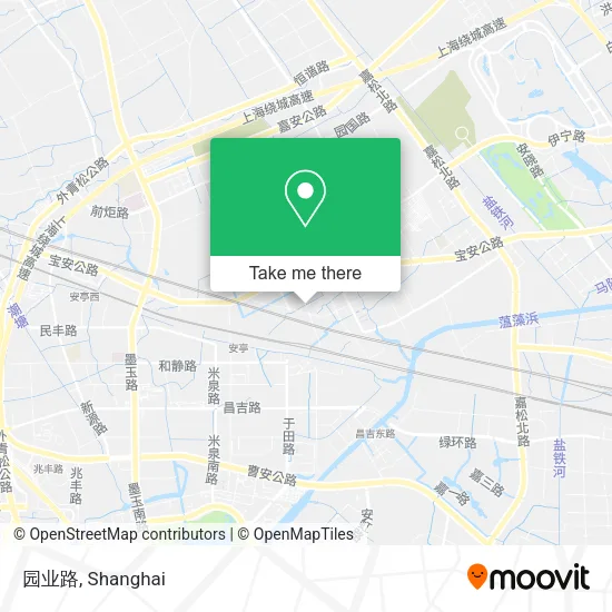 园业路 map