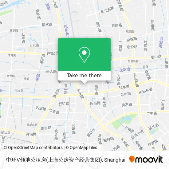 中环V领地公租房(上海公房资产经营集团) map