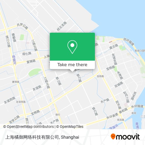 上海橘御网络科技有限公司 map