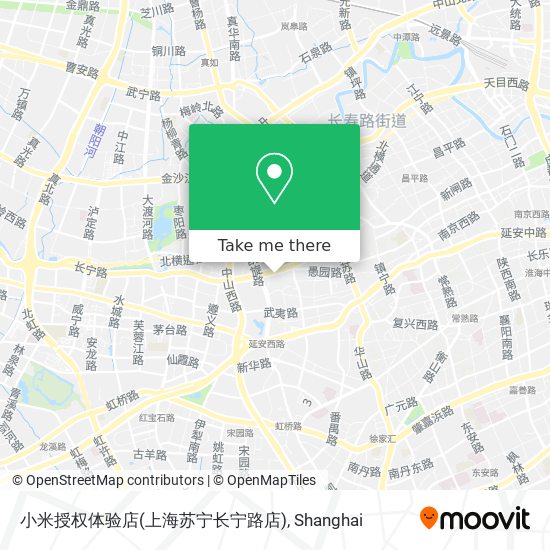 小米授权体验店(上海苏宁长宁路店) map