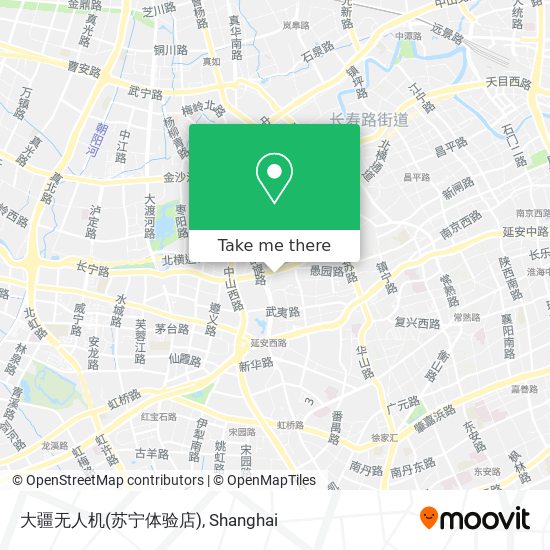 大疆无人机(苏宁体验店) map