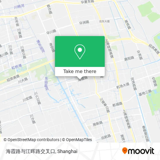 海霞路与江晖路交叉口 map