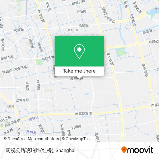 周祝公路琥珀路(红桥) map